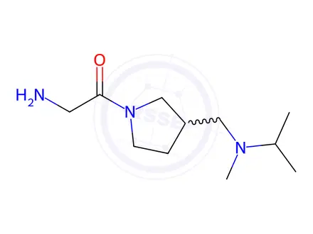 Chemical structure of 2-Amino-1-(3-((isopropyl(methyl)amino)methyl)pyrrolidin-1-yl)ethanone