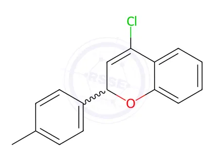 Chemical structure of 4-Chloro-2-(p-tolyl)-2H-chromene