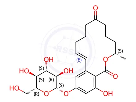 Chemical structure of Zearalenone Impurity 9