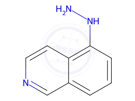 Chemical structure of 5-Hydrazinylisoquinoline Dihydrochloride