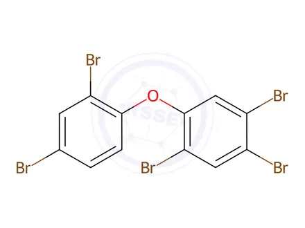 Chemical structure of Pentabromodiphenylether