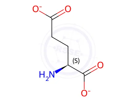 Chemical structure of L-Glutamic Acid Magnesium Salt Hydrobromide