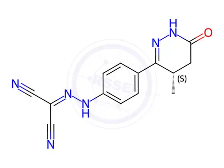Chemical structure of Levosimendan Impurity 6
