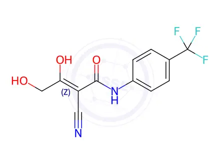 Chemical structure of Teriflunomide Impurity 8