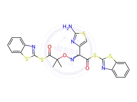Chemical structure of Ceftazidime Impurity C