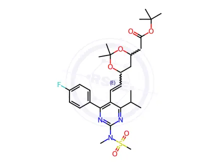 Chemical structure of Rosuvastatin EP Impurity F