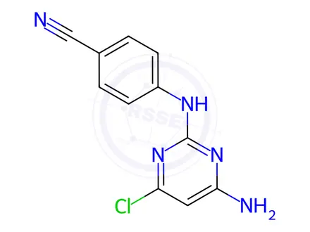 Chemical structure of Etravirine Impurity 21