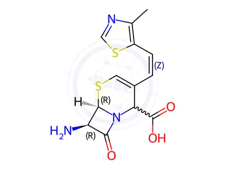 Chemical structure of Cefditoren Pivoxil Impurity 3