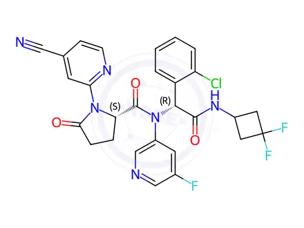 Chemical structure of (S,R)-Ivosidenib