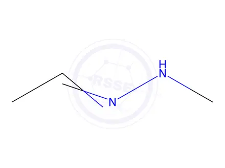 Chemical structure of Acetaldehyde methyl hydrazone