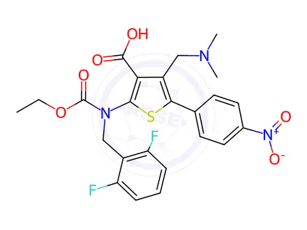 Chemical structure of Relugolix Impurity 2