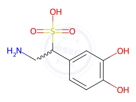 Chemical structure of Noradrenaline Impurity 34