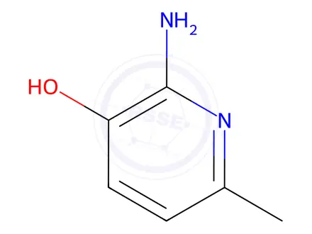 Chemical structure of 2-amino-6-methylpyridin-3-ol