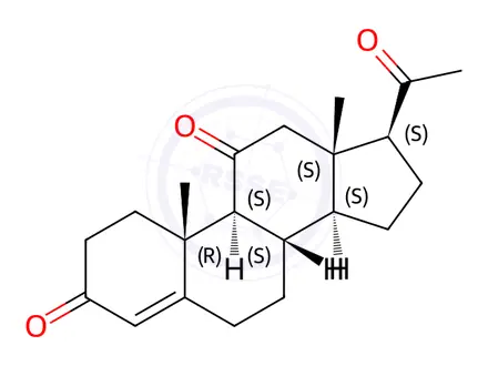 Chemical structure of Progesterone Impurity 44