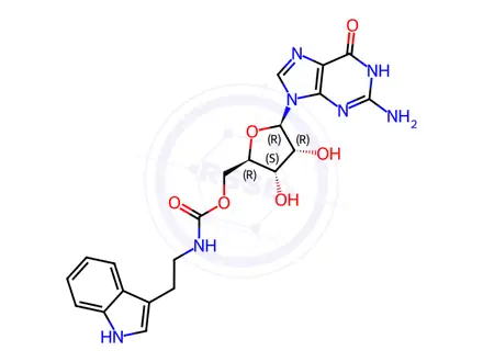 Chemical structure of Guanosine Impurity 5