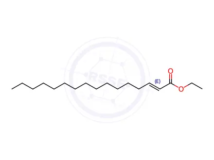 Chemical structure of (2E)-2-Hexadecenoic Acid Ethyl Ester