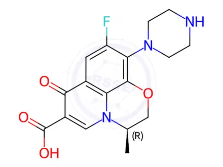 Chemical structure of Levofloxacin Impurity 29