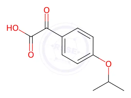 Chemical structure of 2-(4-isopropoxyphenyl)-2-oxoacetic acid