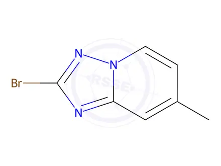 Chemical structure of 2-Bromo-5-methyl-[1,2,4]triazolo[1,5-a]pyridine
