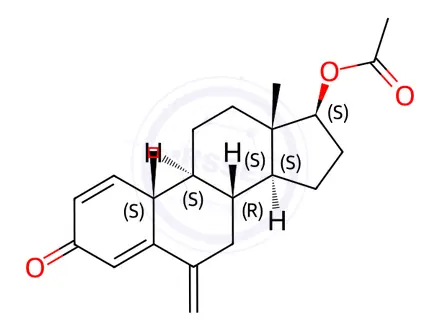 Chemical structure of Exemestane Impurity J