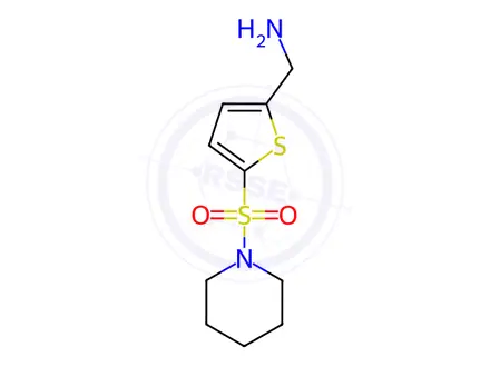Chemical structure of (5-(Piperidin-1-ylsulfonyl)thiophen-2-yl)methanamine