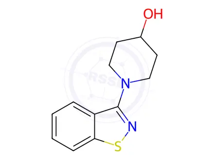 Chemical structure of 1-Benzo[d]isothiazol-3-yl-piperidin-4-ol