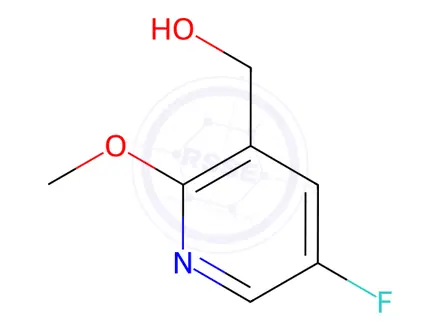 Chemical structure of (5-Fluoro-2-methoxypyridin-3-yl)methanol