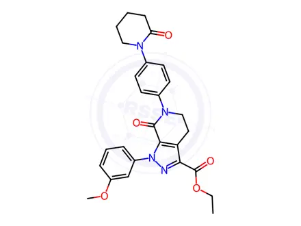 Chemical structure of Apixaban Impurity 33