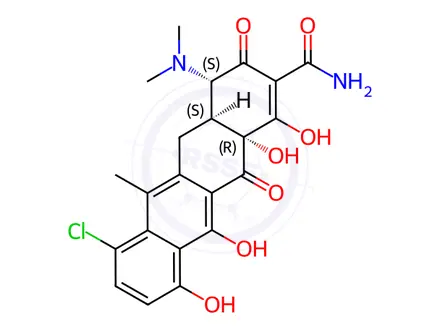 Chemical structure of Tetracycline Impurity 12