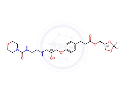 Chemical structure of Landiolol impurity X