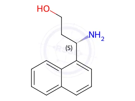 Chemical structure of (S)-3-Amino-3-(naphthalen-1-yl)propan-1-ol