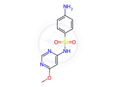 Chemical structure of Sulfamonomethoxine