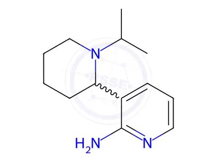 Chemical structure of 3-(1-Isopropylpiperidin-2-yl)pyridin-2-amine