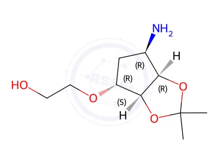 Chemical structure of Ticagrelor Impurity 170