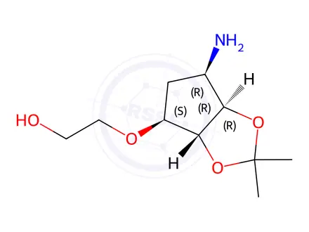 Chemical structure of Ticagrelor Impurity 539