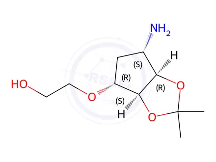 Chemical structure of Ticagrelor Impurity 19