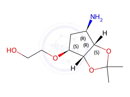 Chemical structure of Ticagrelor Impurity 87