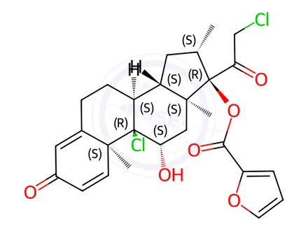 Chemical structure of Mometasone Furoate EP Impurity S