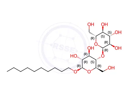 Chemical structure of n-Decyl-β-D-maltopyranoside