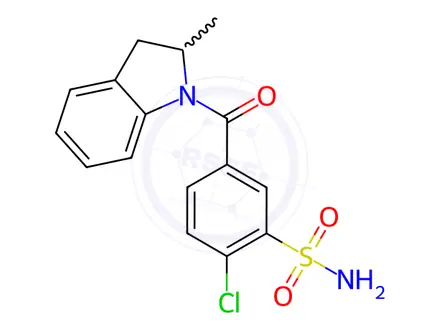 Chemical structure of Indapamide Impurity 6