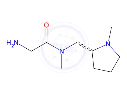 Chemical structure of 2-Amino-N-methyl-N-((1-methylpyrrolidin-2-yl)methyl)acetamide