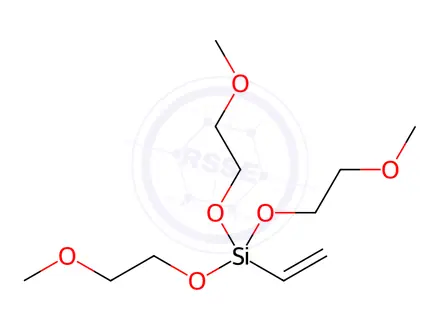 Chemical structure of Vinyltris(2-methoxyethoxy)silane