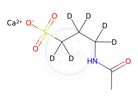 Chemical structure of N-Acetylhomotaurine-d6