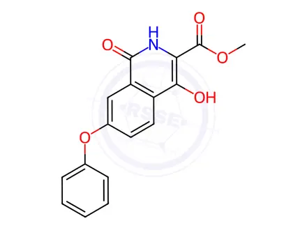 Chemical structure of Roxadustat Impurity 18