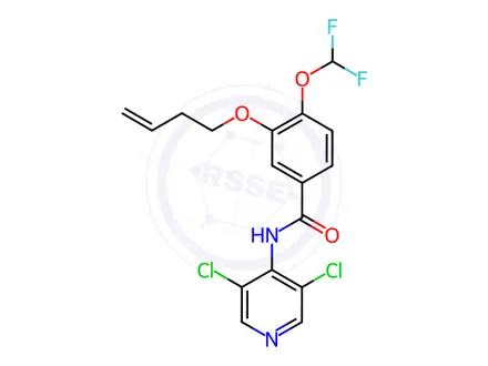 Chemical structure of Roflumilast Impurity 9