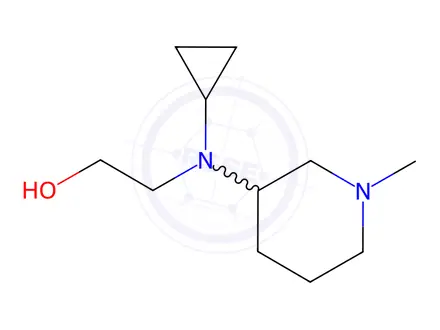Chemical structure of 2-(Cyclopropyl(1-methylpiperidin-3-yl)amino)ethanol