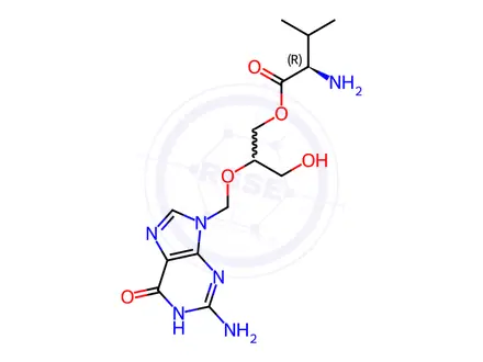 Chemical structure of Valganciclovir Impurity 10 Monomer (Valganciclovir Hydrochloride EP Impurity T)