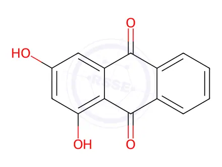 Chemical structure of Anthraquinone Impurity 22 (Xanthopurpurin)