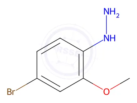 Chemical structure of Hydrazine,(4-bromo-2-methoxyphenyl)-HCL