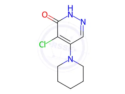 Chemical structure of 4-Chloro-5-(piperidin-1-yl)pyridazin-3(2H)-one